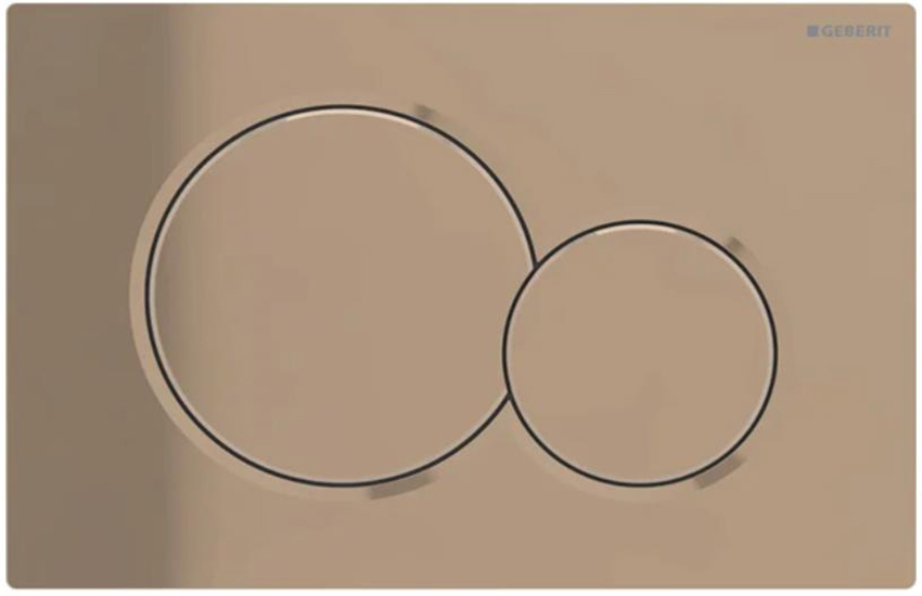 2 kademeli deşarj için Geberit Sigma01 kumanda kapağı - 003