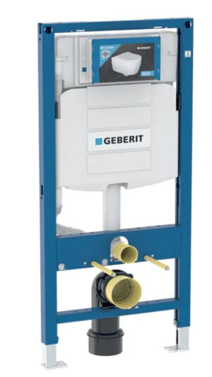 Asma klozet için Geberit Duofix elemanı, 112 cm, Sigma 12 cm gömme rezervuar ile