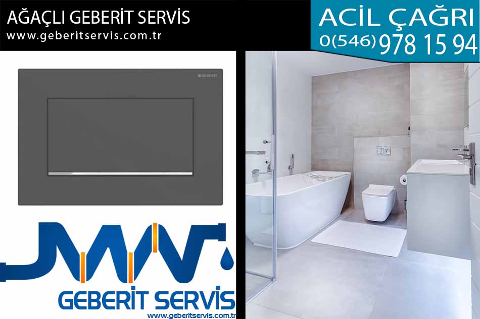 ağaçlı geberit servis